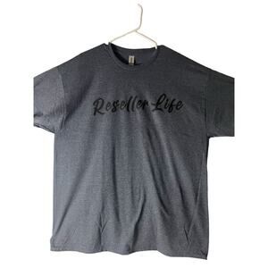 Reseller Life T-short gray X-Large Garage Sales Flea Market Thifting Shirt